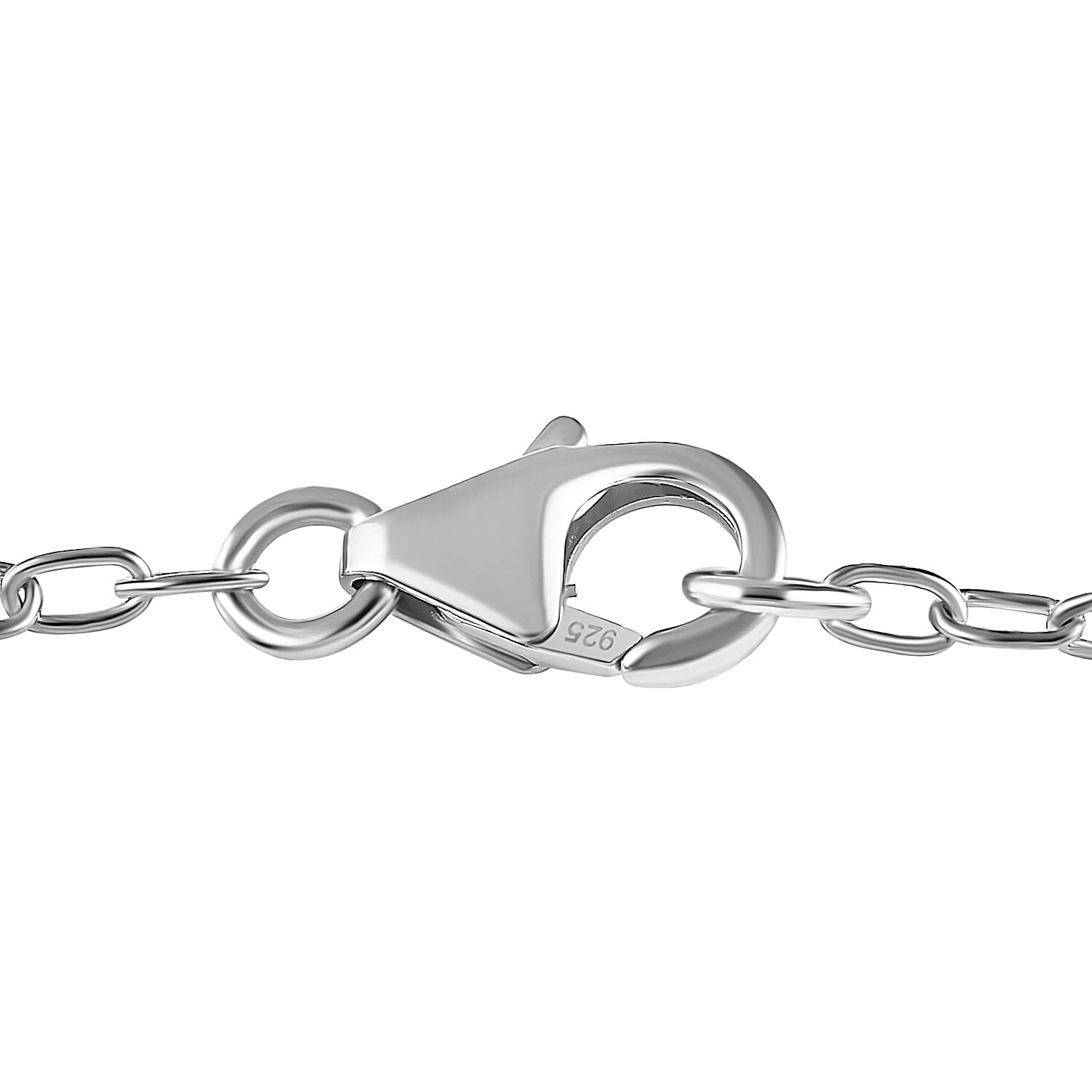 Citrine Necklace (Size - 20) in Platinum Overlay Sterling Silver 5.59 Ct