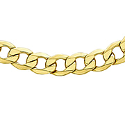 Hatton Garden Close Out - 9K Yellow Gold Curb Necklace (Size - 24), Gold Wt. 19.01 Gms
