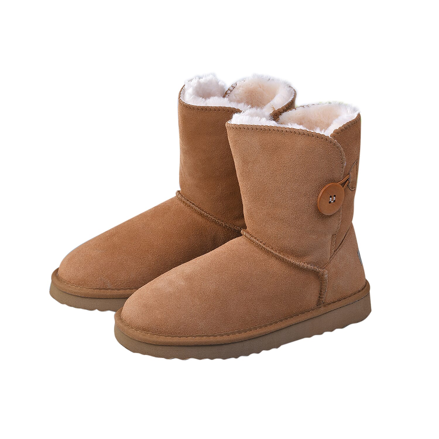 Suede boots hot sale with fur inside