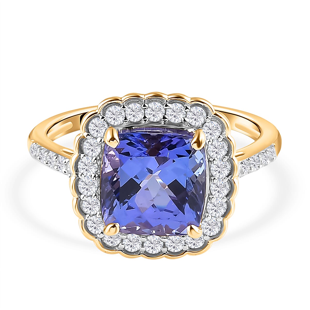 Triple a hot sale tanzanite rings