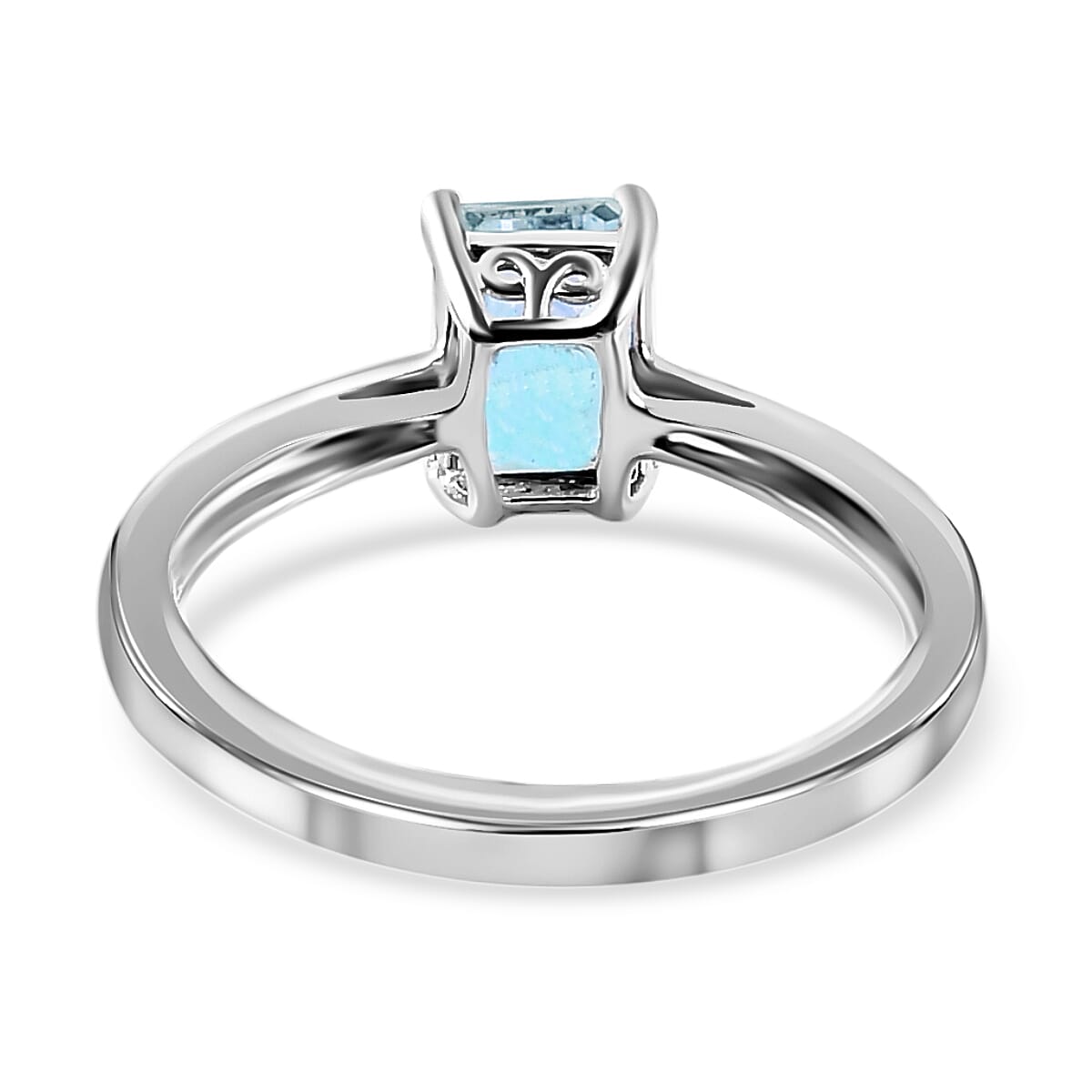 Mercury Mystic Topaz Solitaire Ring in Sterling Silver 1.20 Ct
