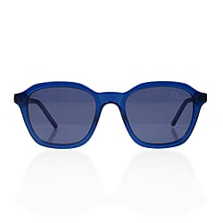 United Colors of Benetton - Unisex Square Sunglasses - Blue