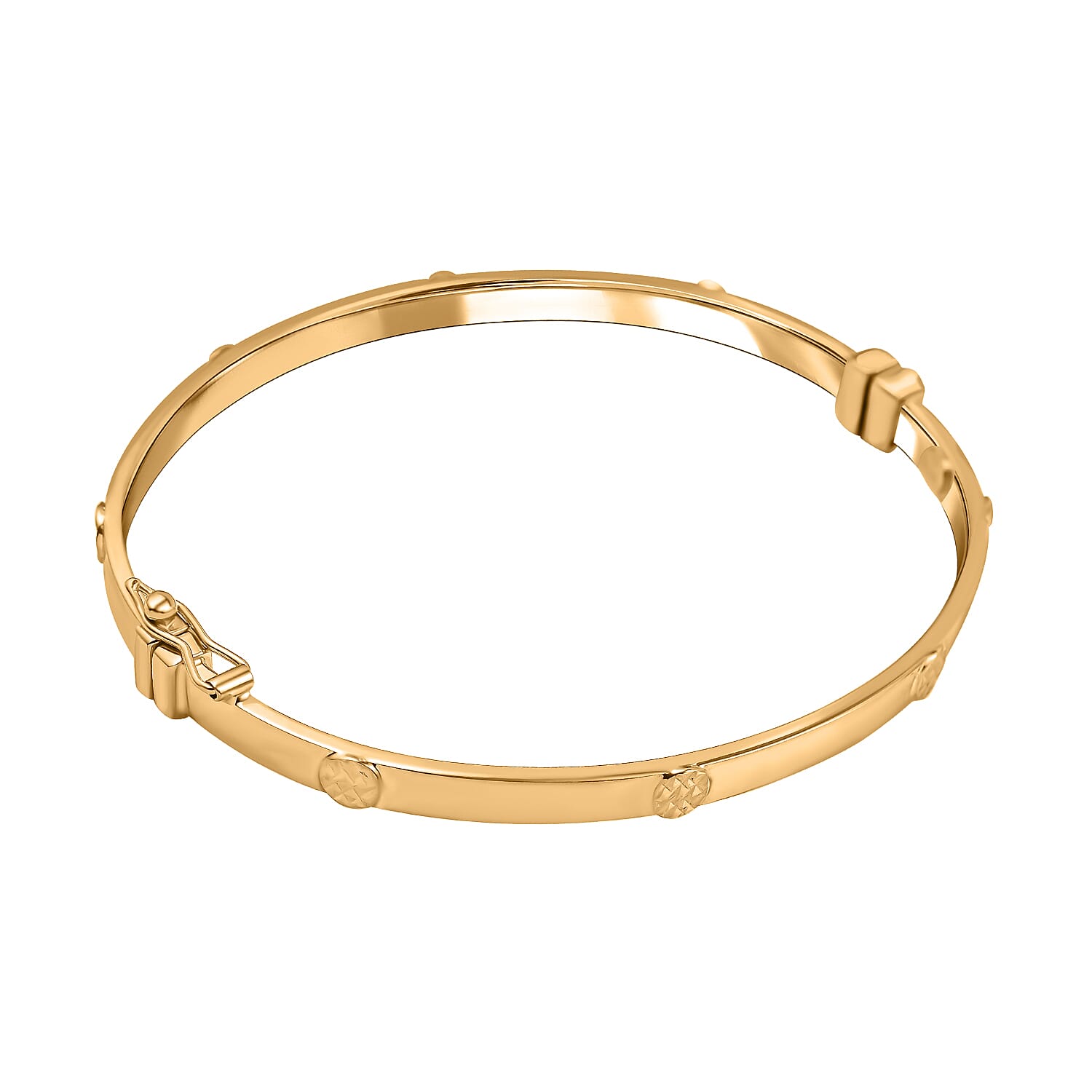 Maestro Collection - Designer Inspired 9K Yellow Gold Bangle