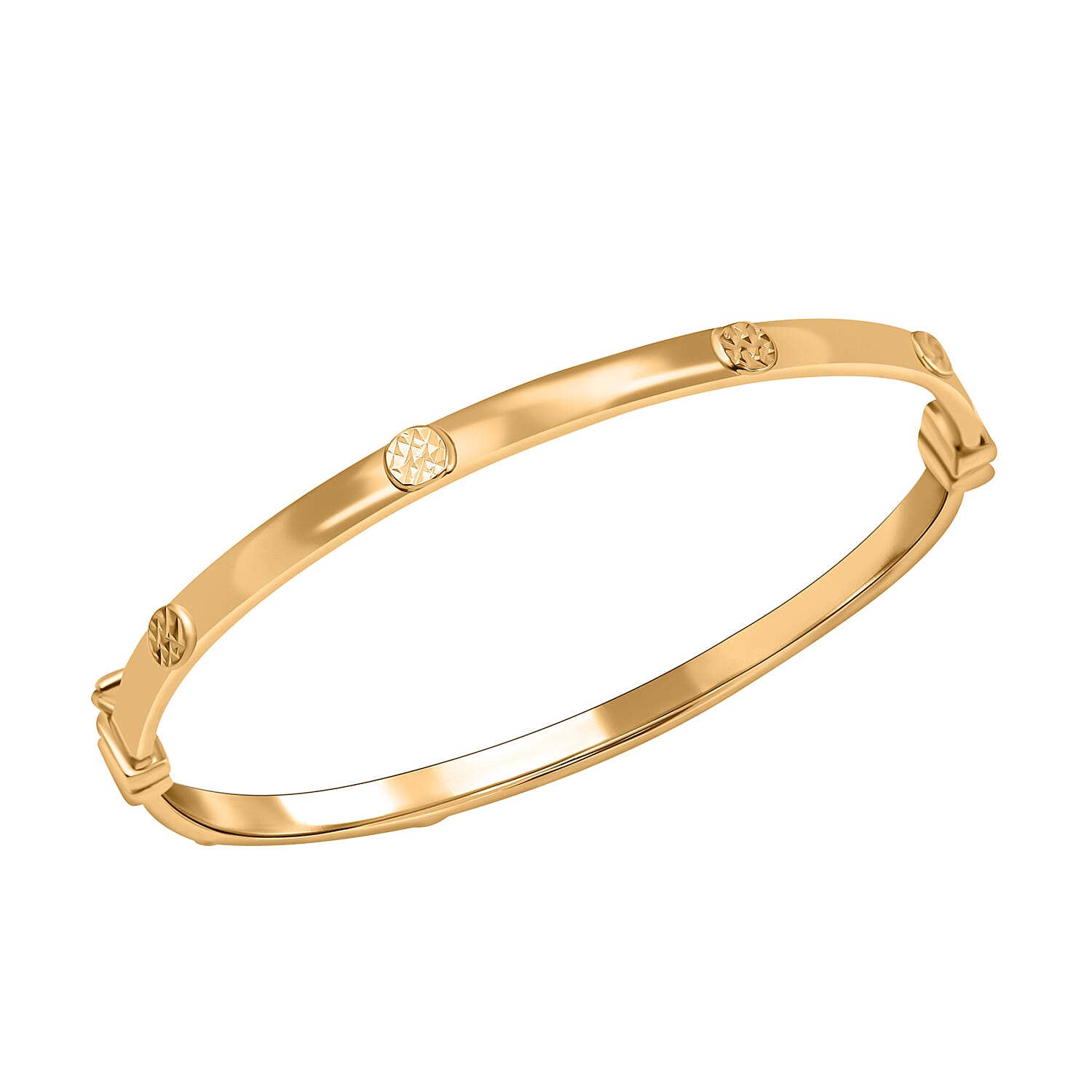 Maestro Collection - Designer Inspired 9K Yellow Gold Bangle