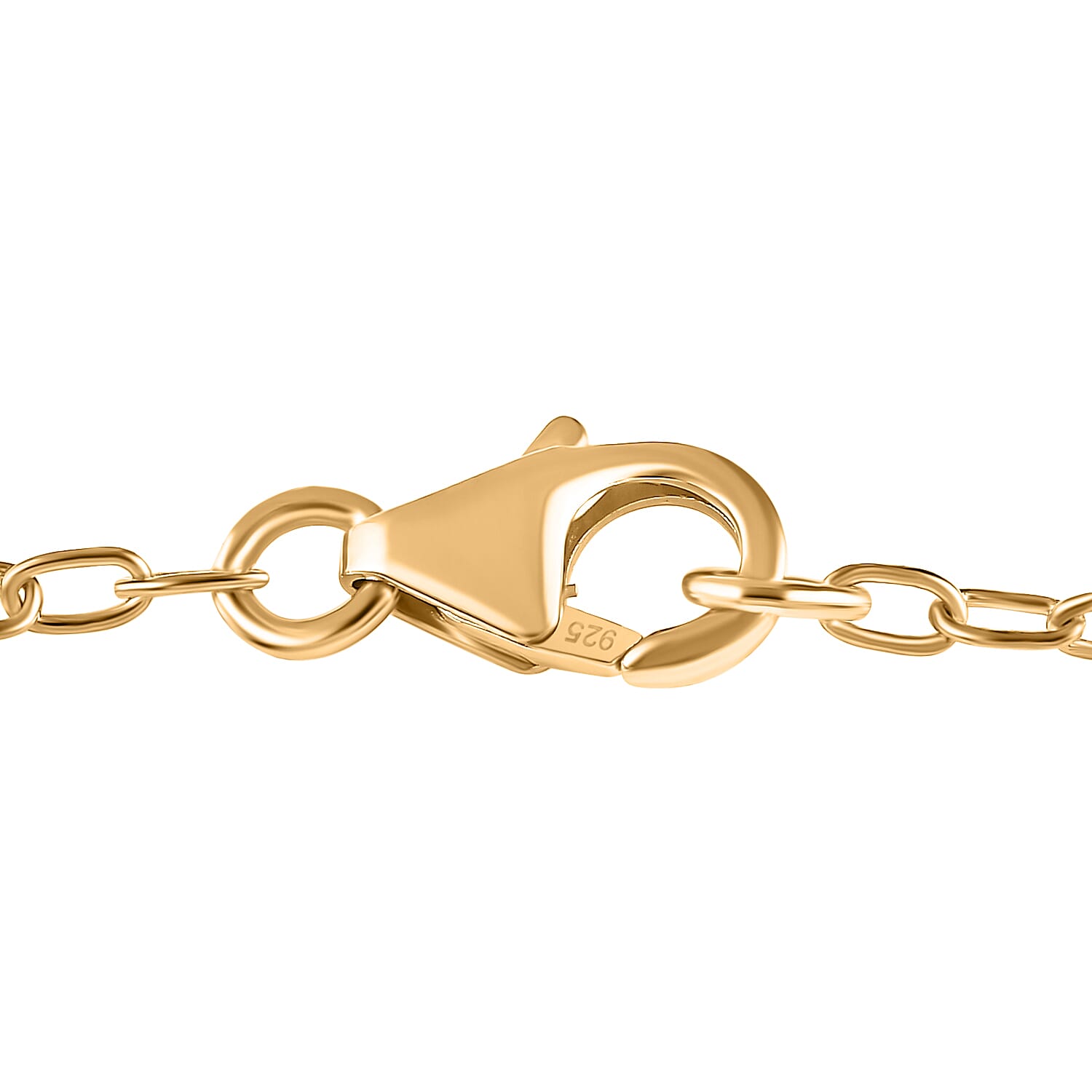 African Ruby Necklace (Size - 20) in 18K Yellow Gold Vermeil Plated Sterling Silver 6.98 Ct.