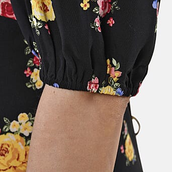 https://tjcuk.sirv.com/Products/75/2/7523431/Tamsy-100-Viscose-Rose-Pattern-Trim-Dress-with-Lace-Size-20-Black-Mult_7523431_3.jpg?w=342&h=342