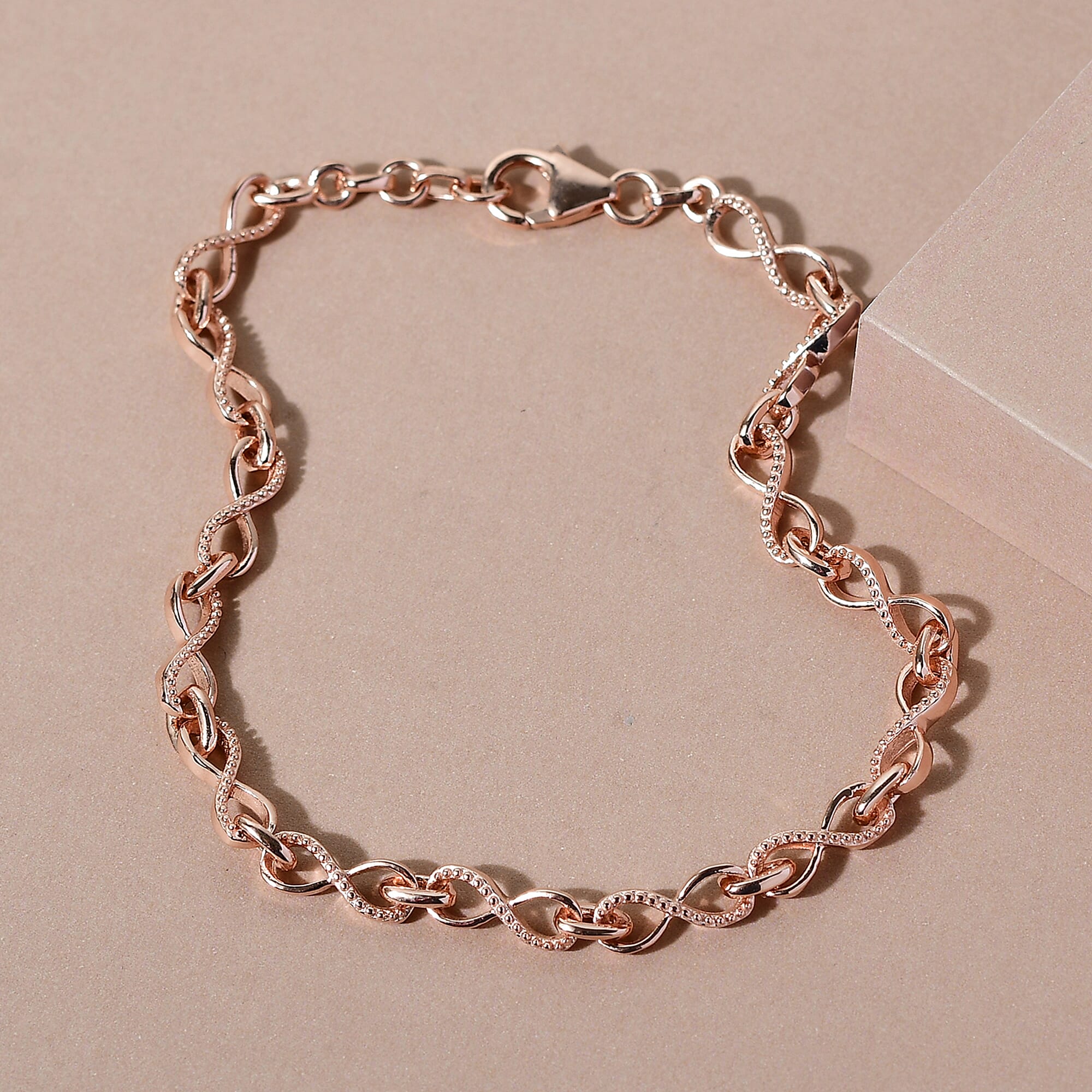 Infinity Knot Bracelet in Sterling Silver