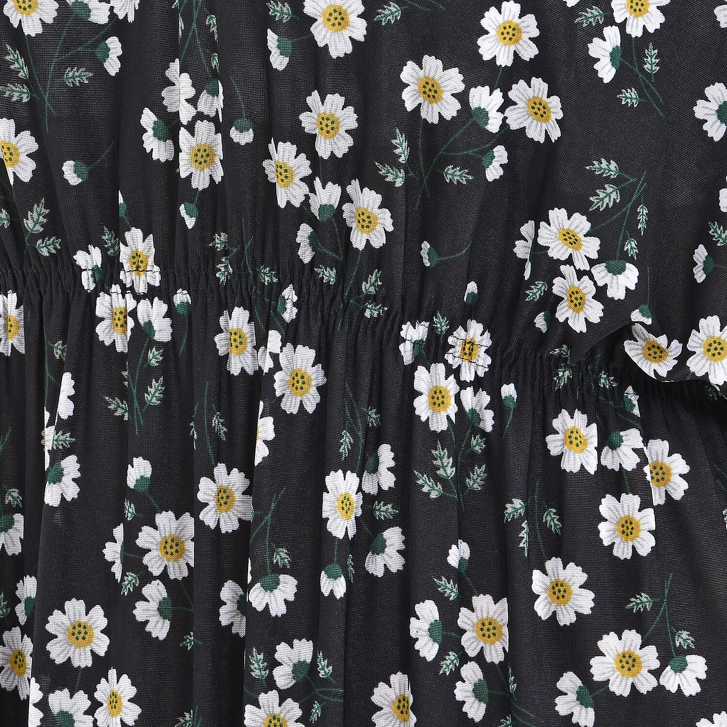 Close Out - Stretch Jersey Maxi Dress (One Size,8-18) - Black & White