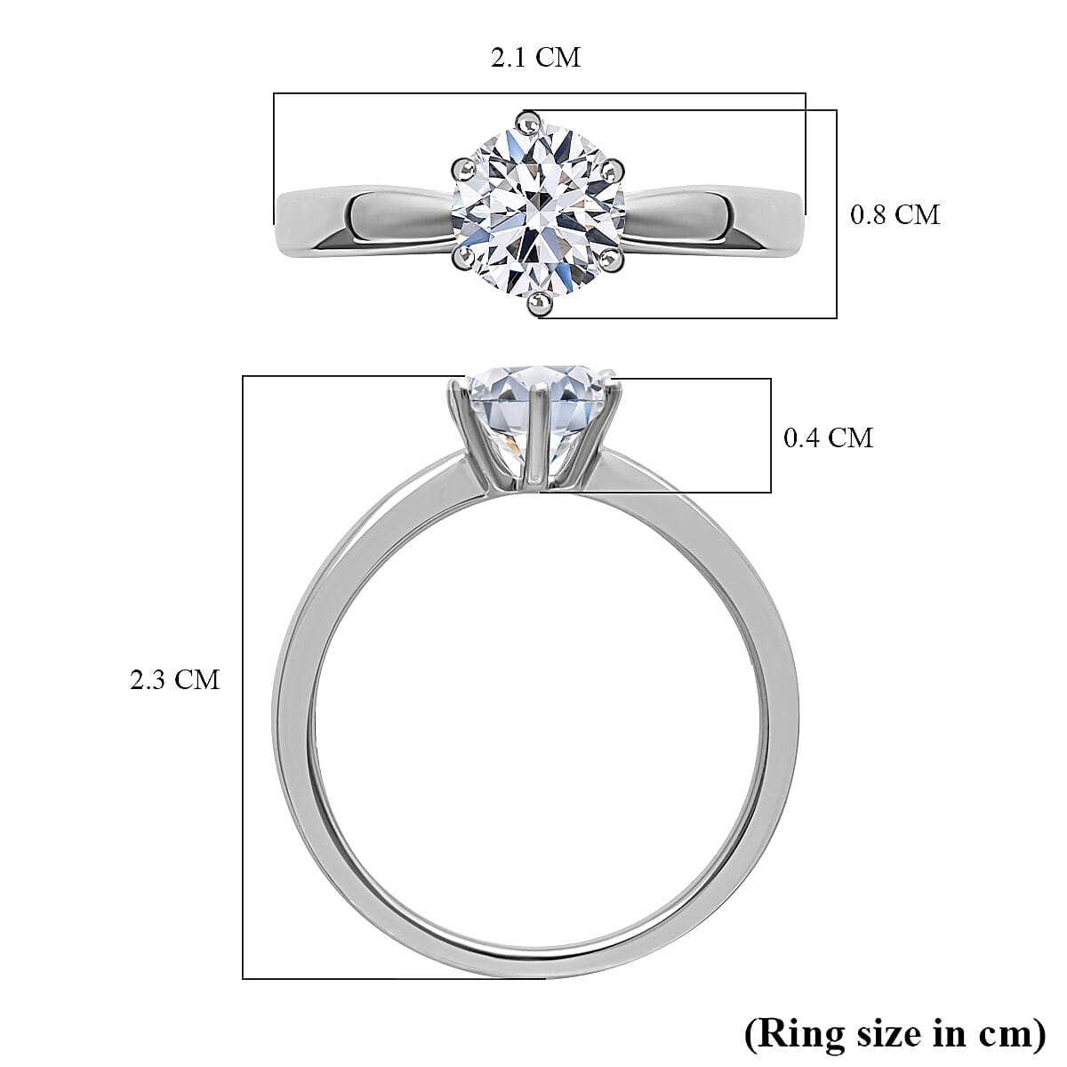Luxuriant Diamond - 14K White Gold IGI Certified Lab Grown Diamond (VS-E-F) Ring 1.00 Ct. Luxuriant Diamond - 14K White Gold IGI Certified Lab Grown Diamond (VS-E-F) Ring 1.00 Ct.