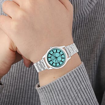 https://tjcuk.sirv.com/Products/75/2/7528208/GENOA-Japan-Movement-Turquoise-Blue-Dial-Water-Resistant-Watch-with-St_7528208_2.jpg?w=342&h=342