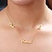 14K Gold Overlay Sterling Silver Fancy Necklace (Size - 18)