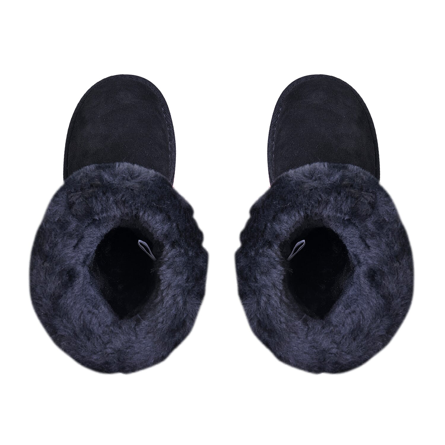 LA MAREY Faux Fur Winter Boots (Size 3) - Black