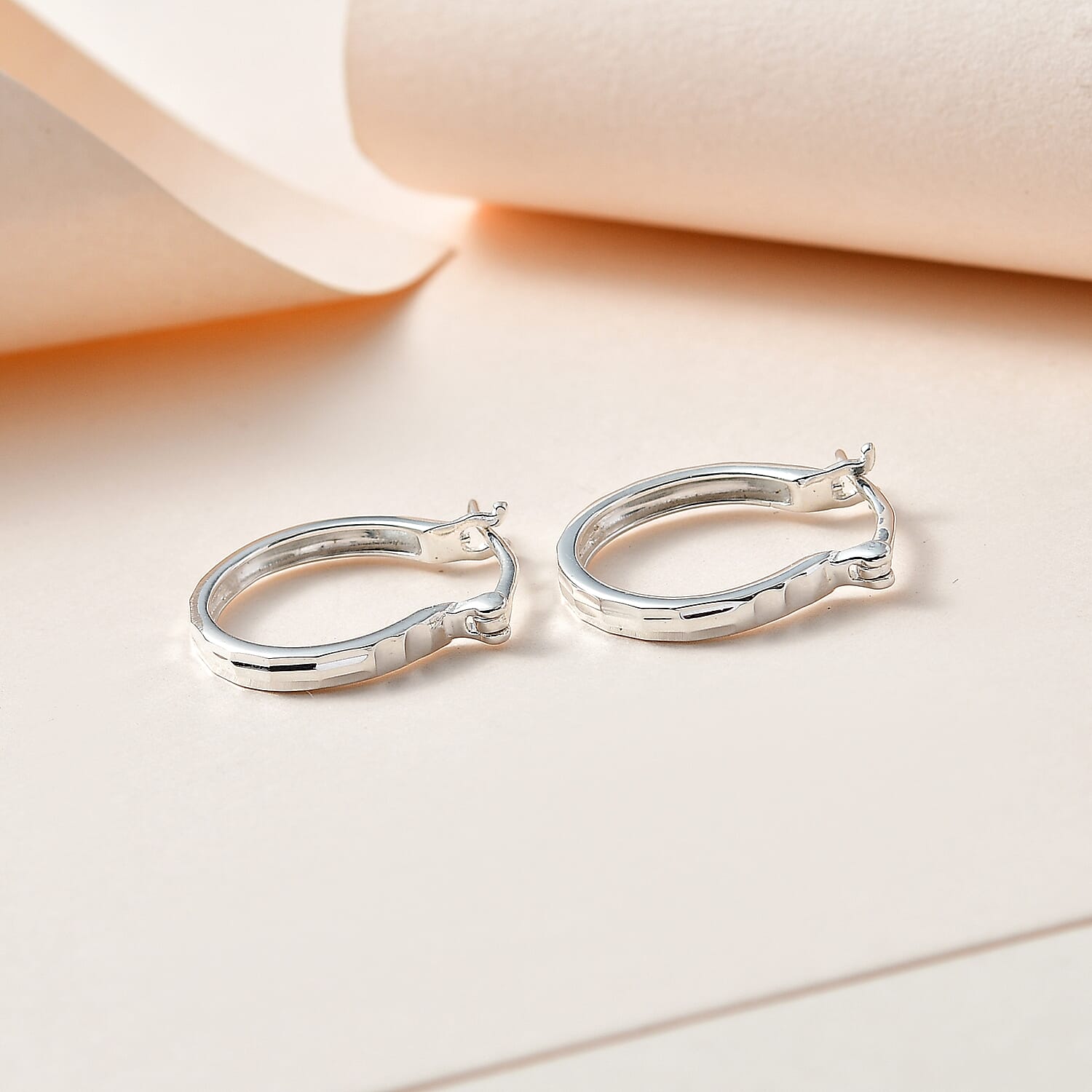 Closeout-Sterling Silver Full Hoop Earrings