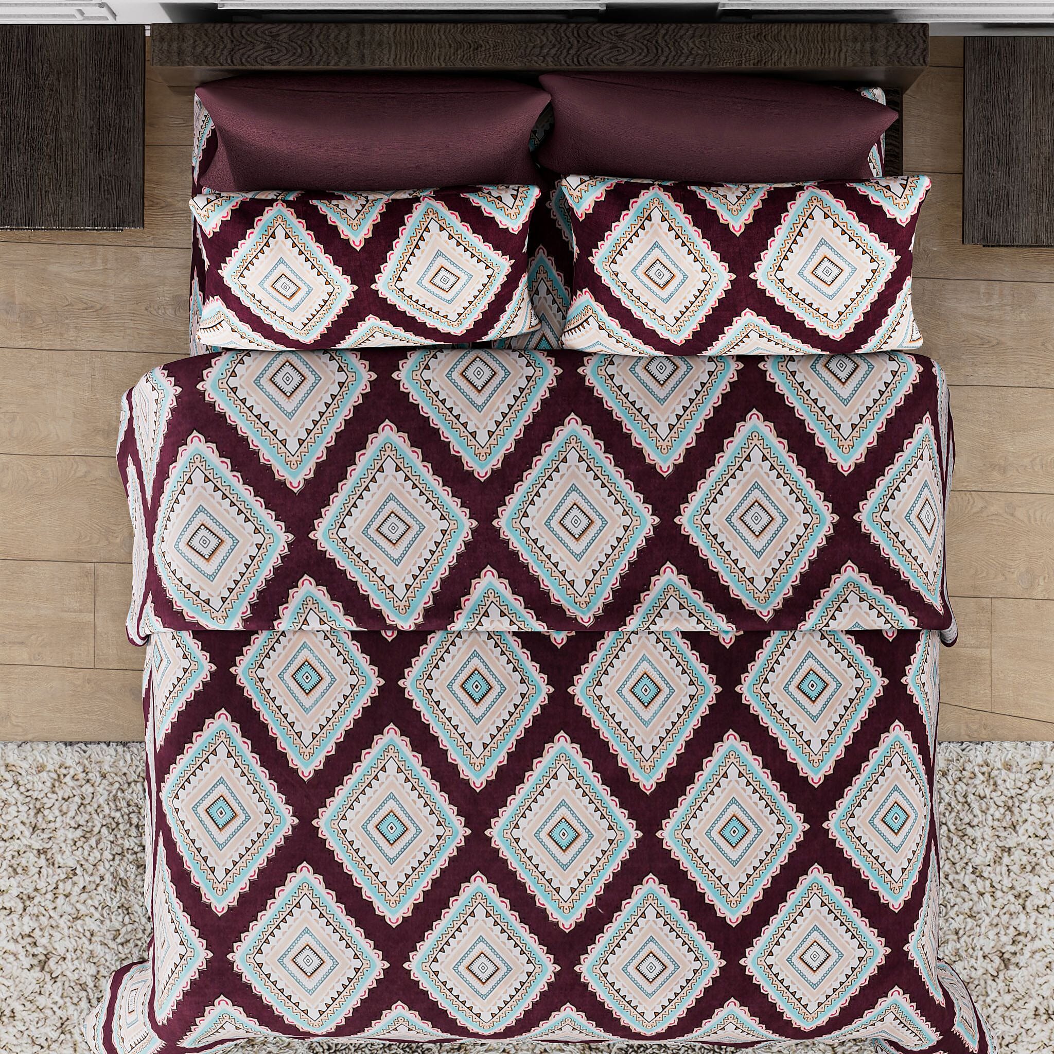 Cotton Solid Sheet (Size 200x1 cm) - Blue & Blue