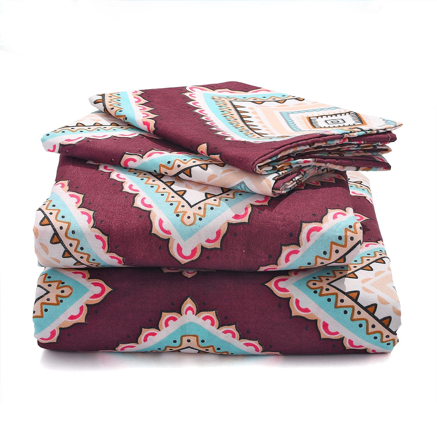 Cotton Solid Sheet (Size 200x1 cm) - Blue & Blue