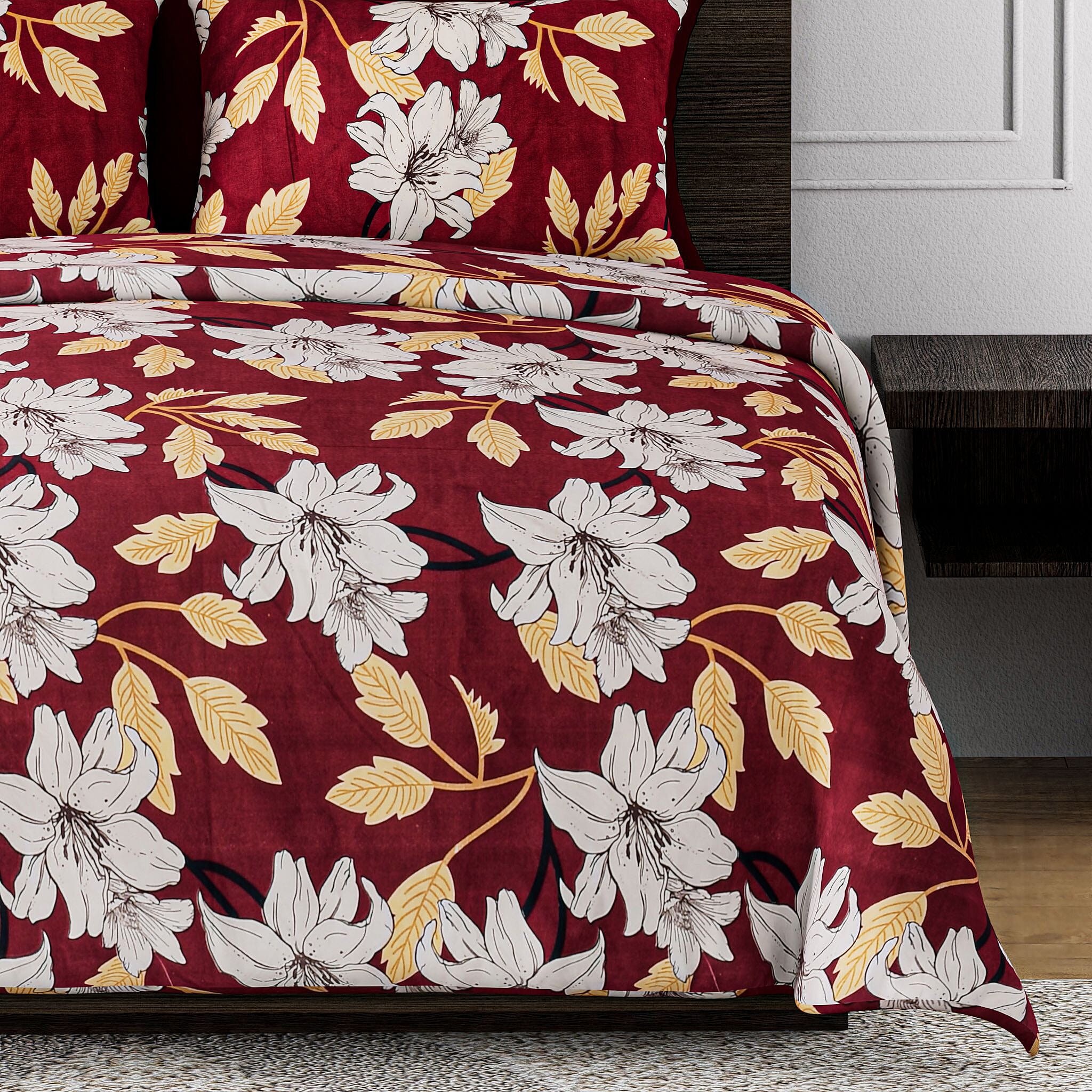 Cotton Solid Sheet (Size 200x1 cm) - Blue & Blue