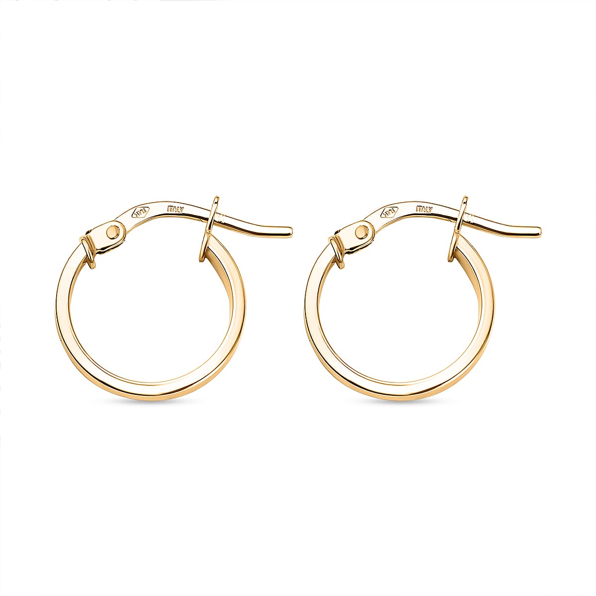 Maestro Collection - 9K Yellow Gold Hoop Earrings