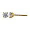 NY Closeout - Super Find - Certified & Appraised 14K Yellow Gold Diamond (I1-G/H) Earrings 0.95 Ct.