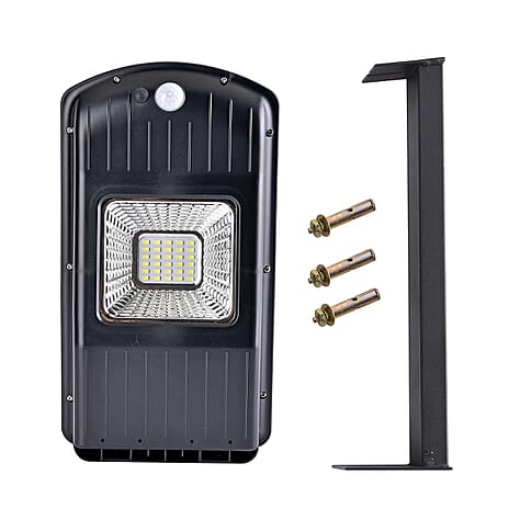Solar Lamp with Sensor for Outdoor Use with (Battery 5000mAH Inc.) - Black