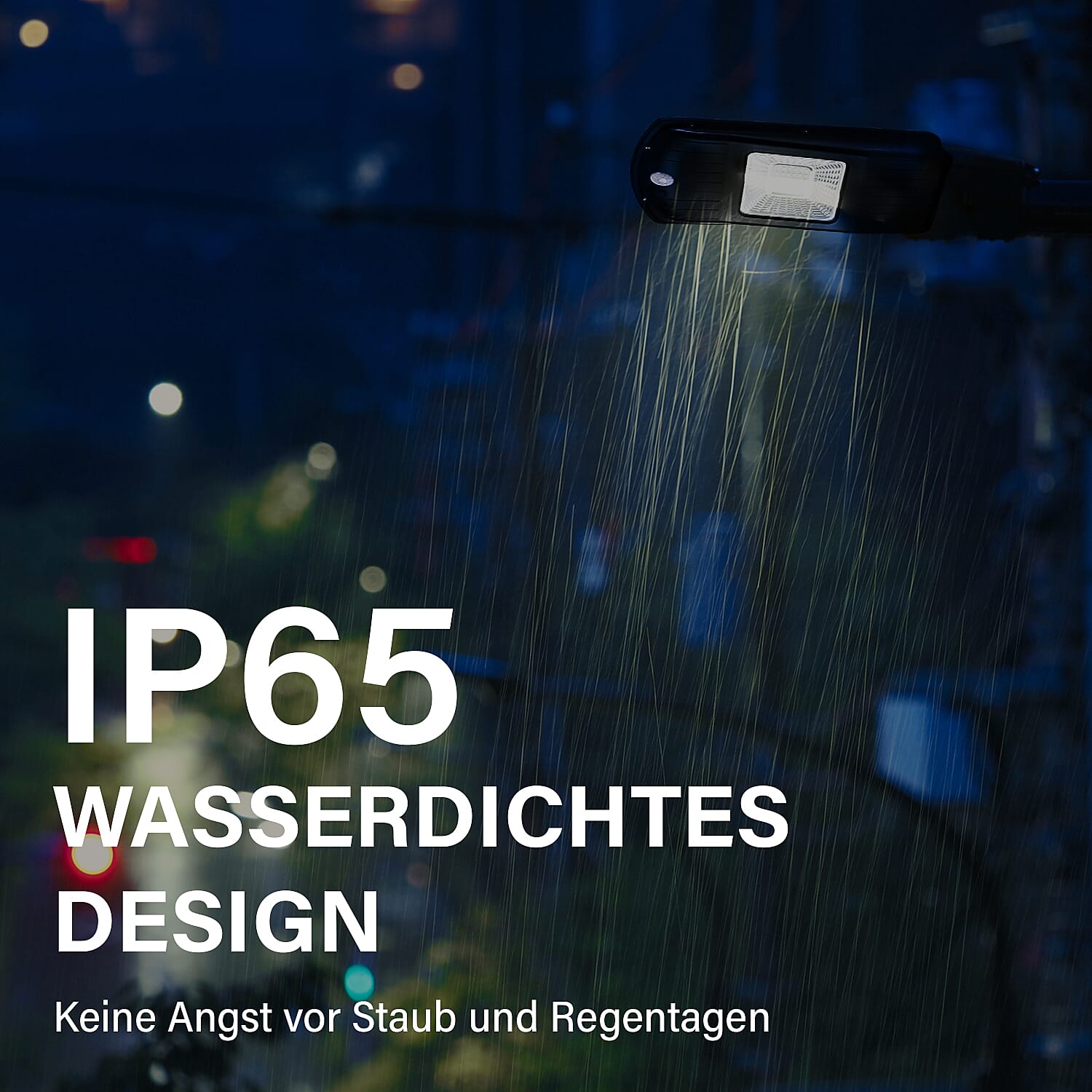 Outdoor Lighting (Size 6x6x31 cm) - Black & Multicolor