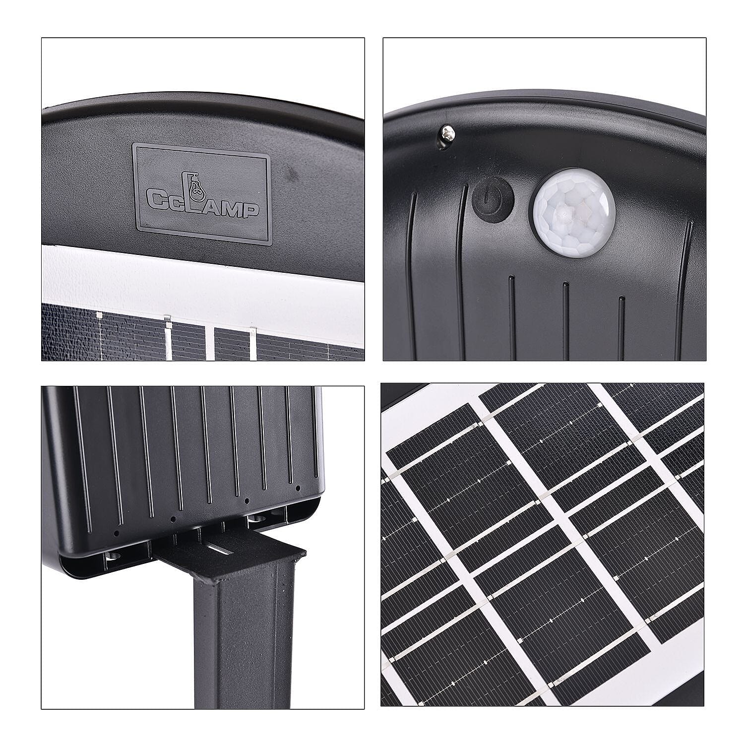 Outdoor Lighting (Size 6x6x31 cm) - Black & Multicolor