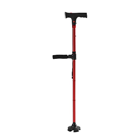 Smart Easy Up Cane With 2 Handle & Anti Slip Base (2xAAA,Not Included)