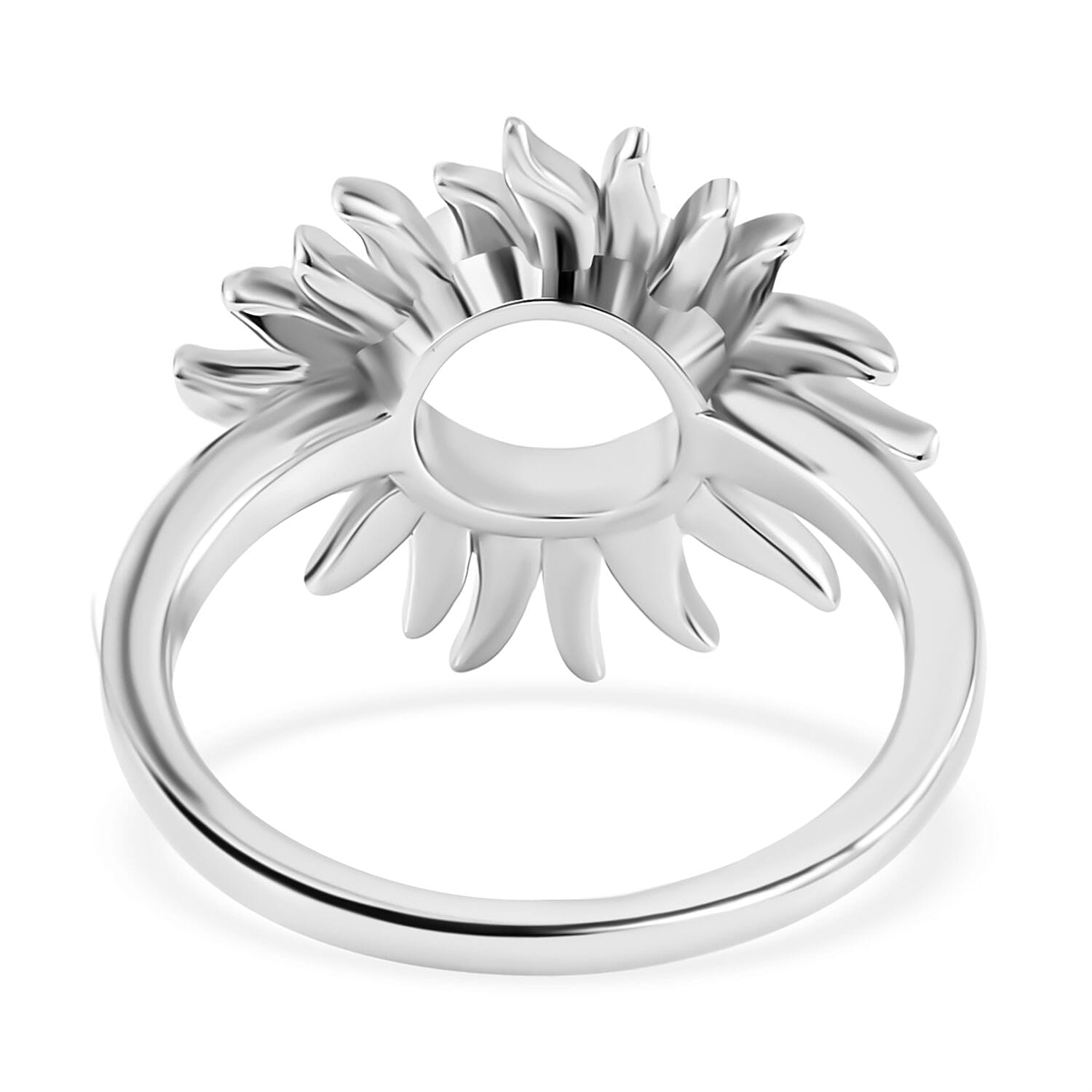 Lucy Q Flame Collection - Rhodium Overlay Sterling Silver Ring