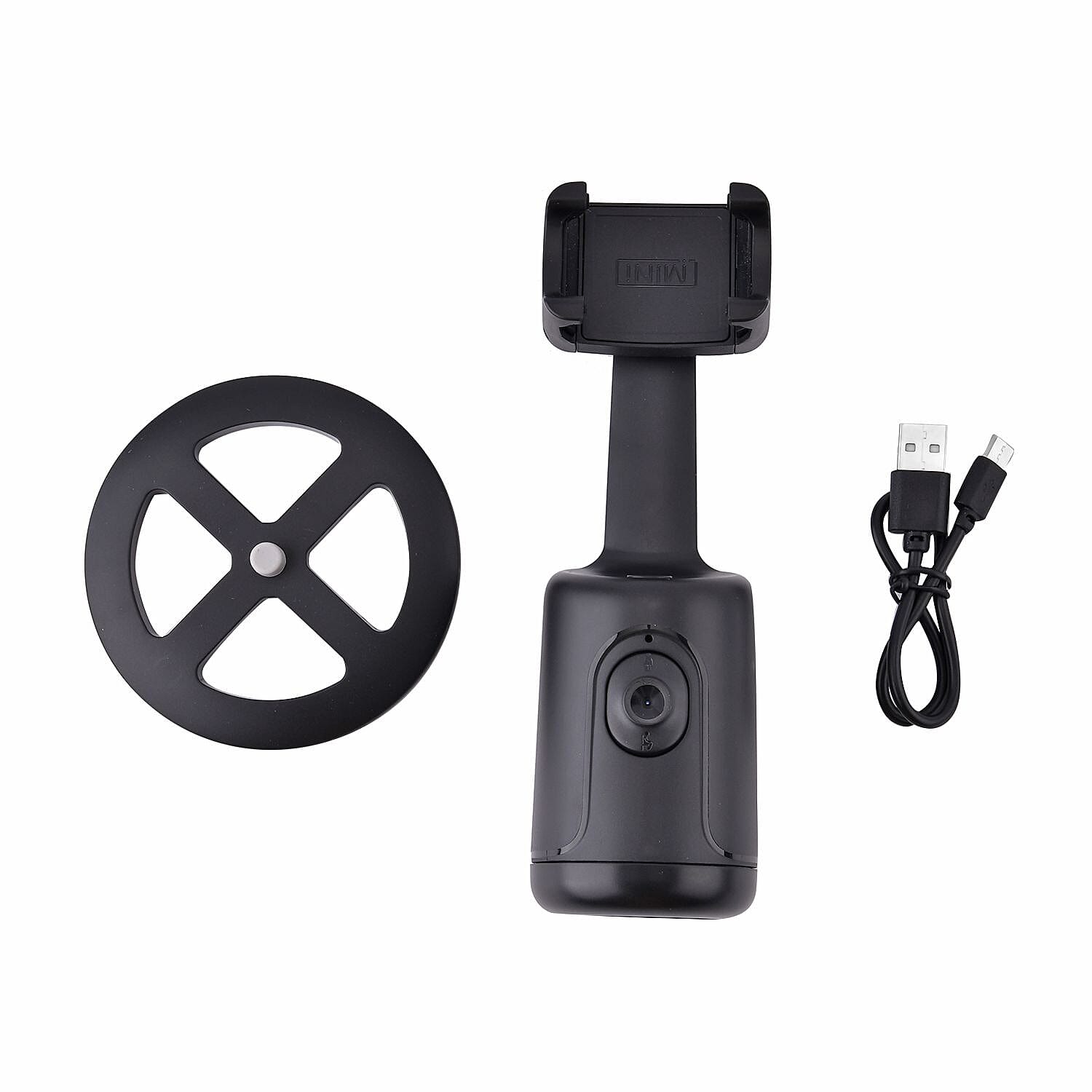 Motion Tracking 360 Degree Auto Rotation Mobile Holder for Video Call