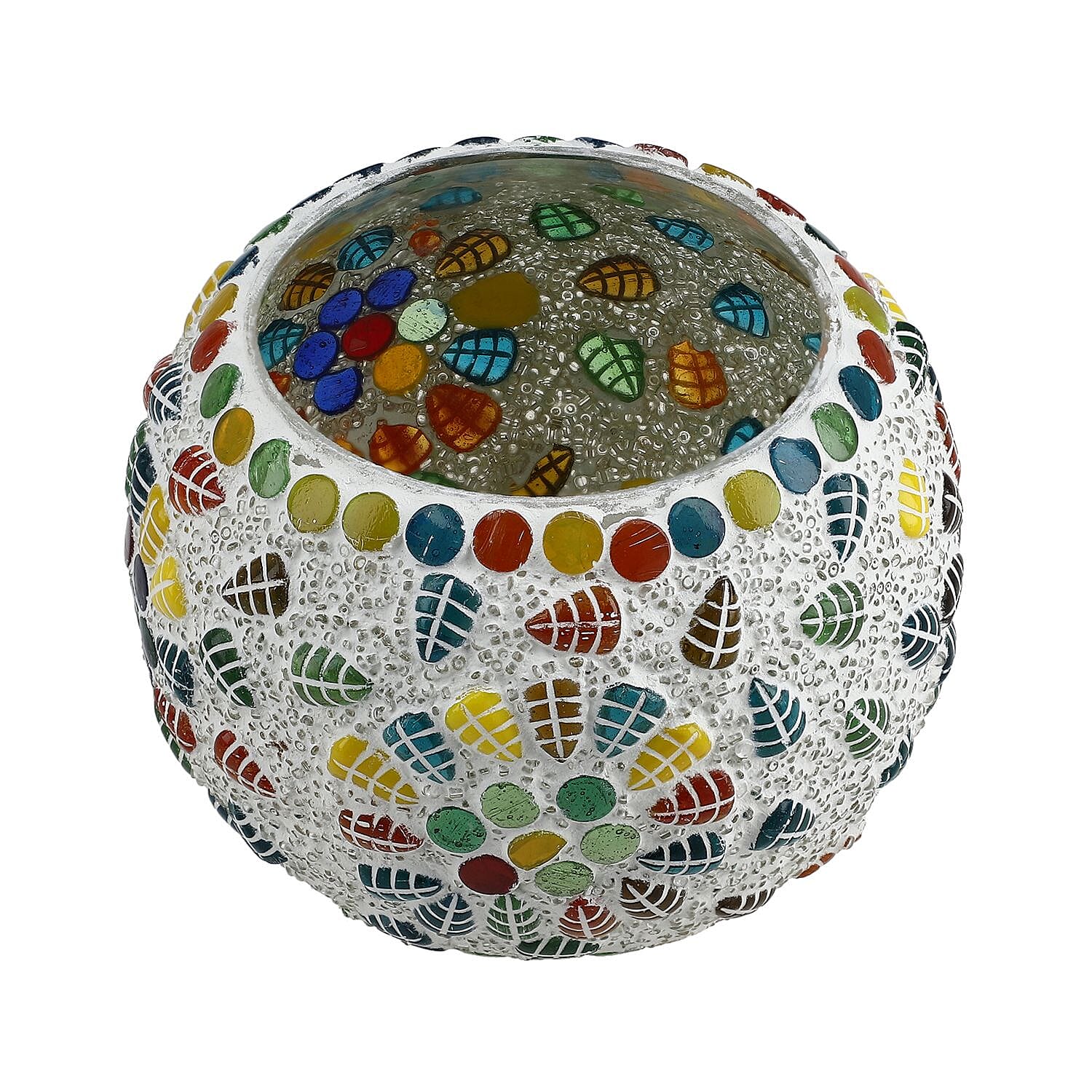 Tea Light (Size 10x1x9 cm) - Multi Color & Multicolor