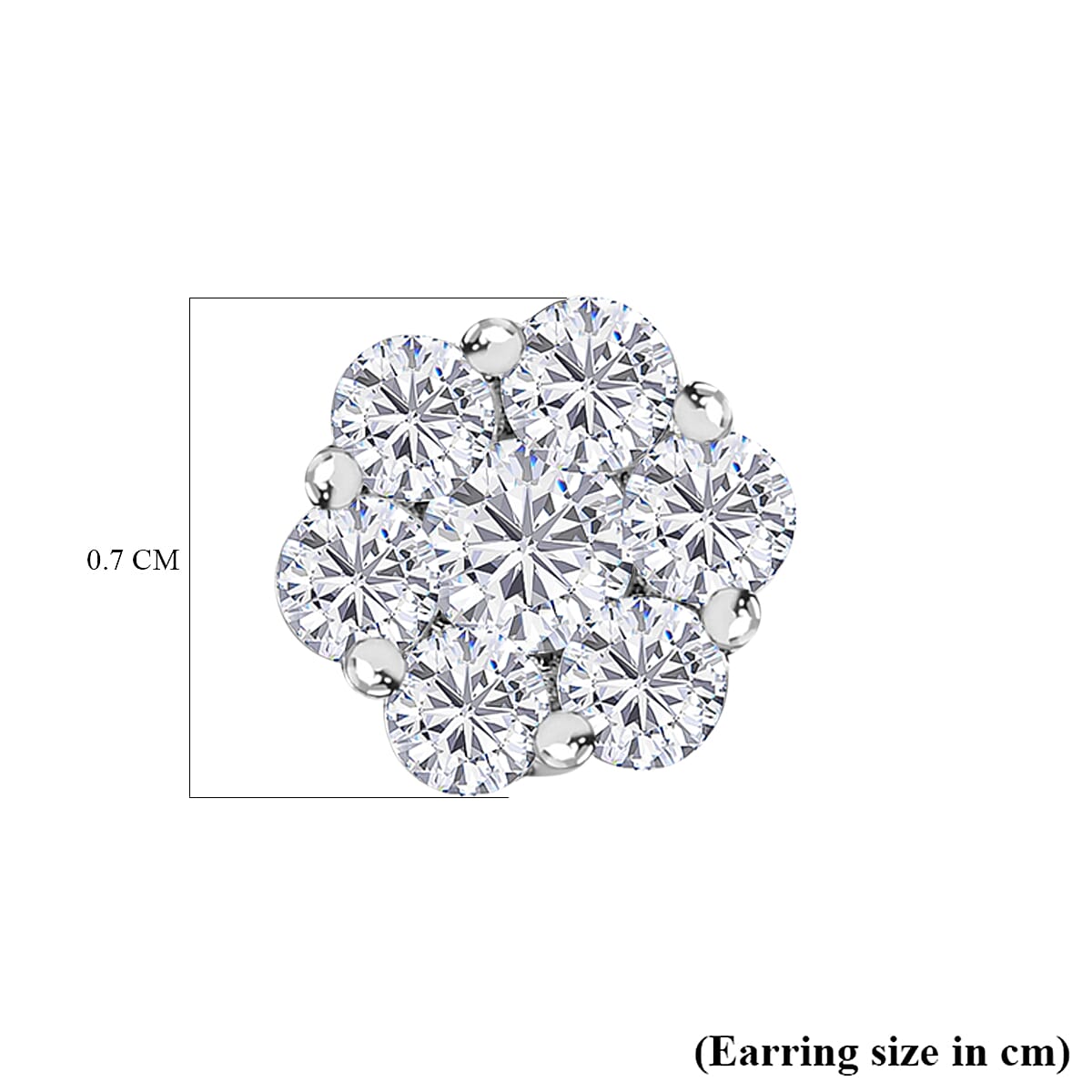 Petalite Stud Earrings in Platinum Overlay Sterling Silver Petalite Stud Earrings in Platinum Overlay Sterling Silver