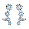 Moon Glow Stone Earrings in Platinum Overlay Sterling Silver 2.44 Ct.