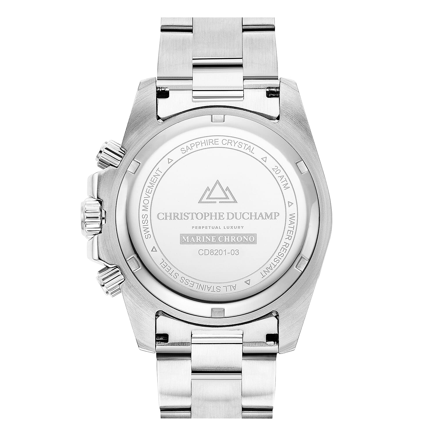 Christophe-Duchamp-Swiss-Quartz-Mens-Watch-in-Stainless-Steel-Silver