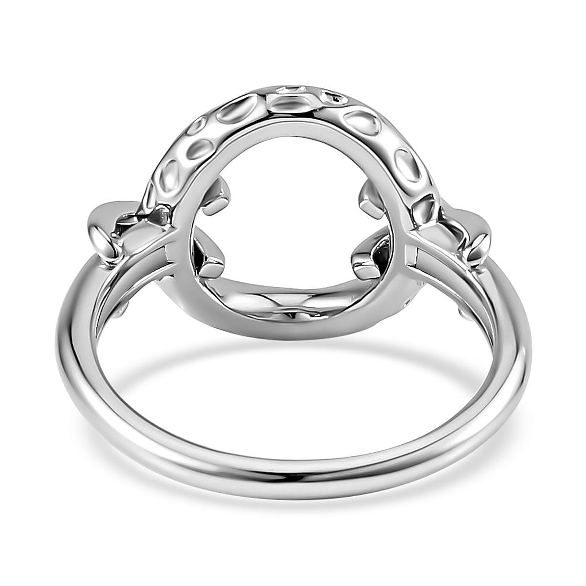 Rachel Galley Kiss Collection - Rhodium Overlay Sterling Silver Ring