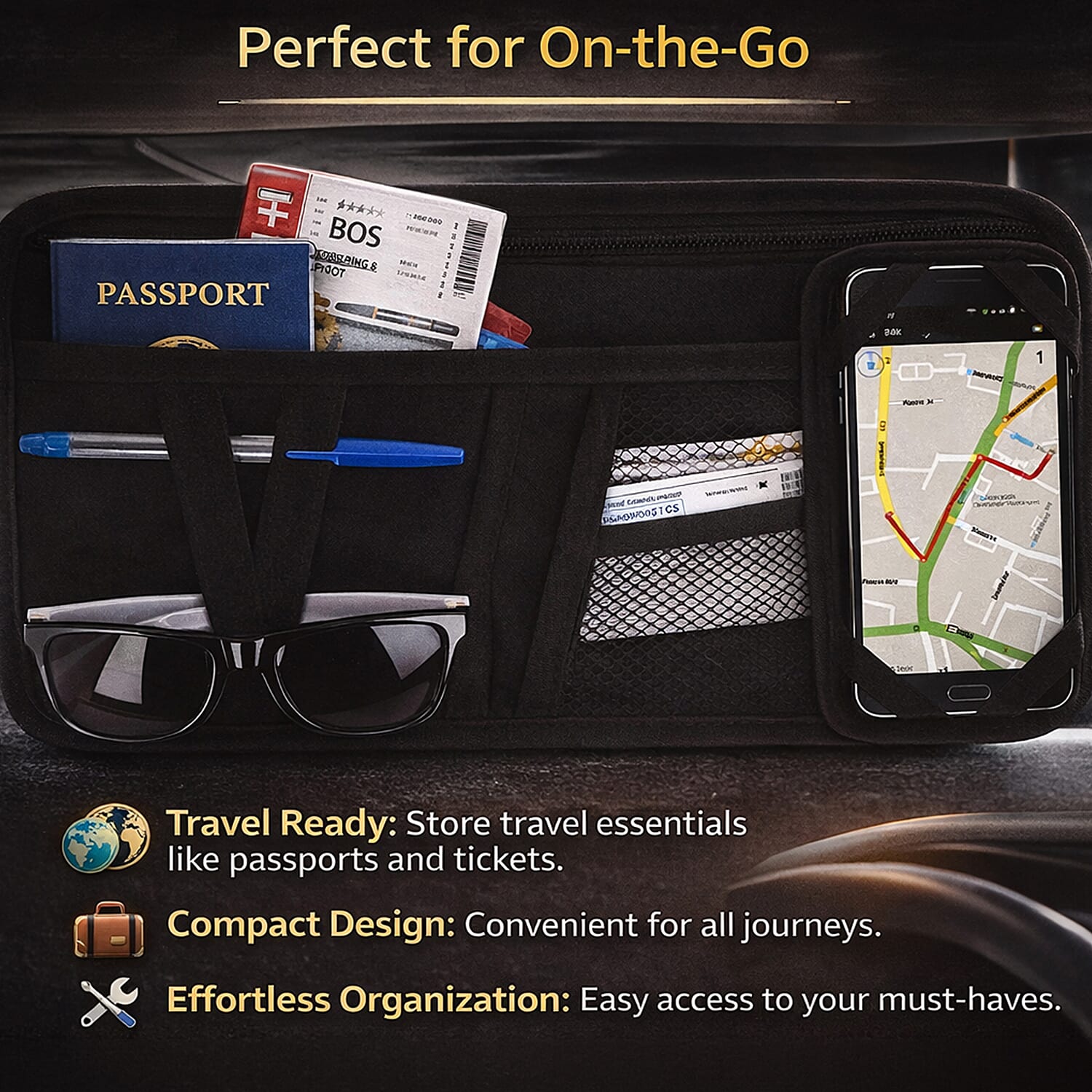 Dunlop Visor Organiser - Black