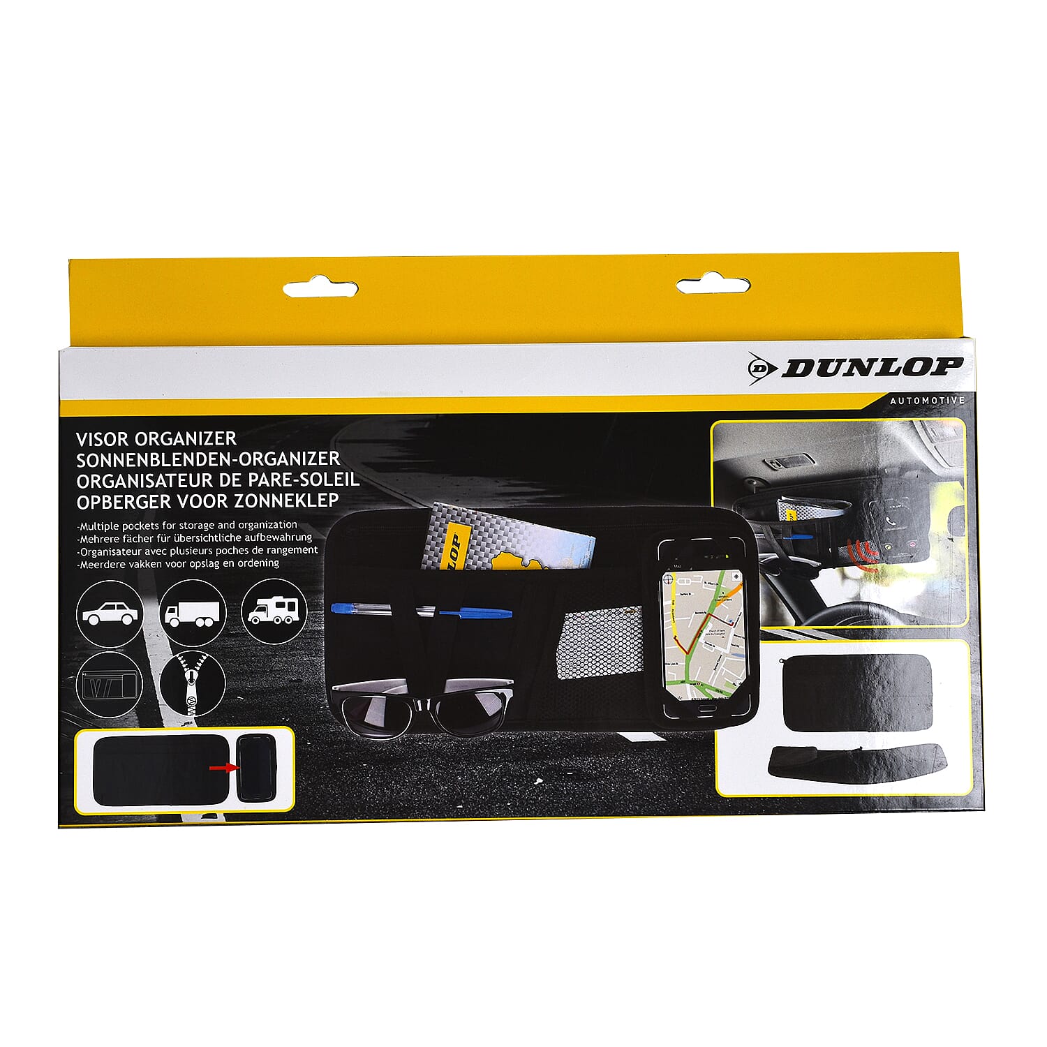 Dunlop Visor Organiser - Black Dunlop Visor Organiser - Black