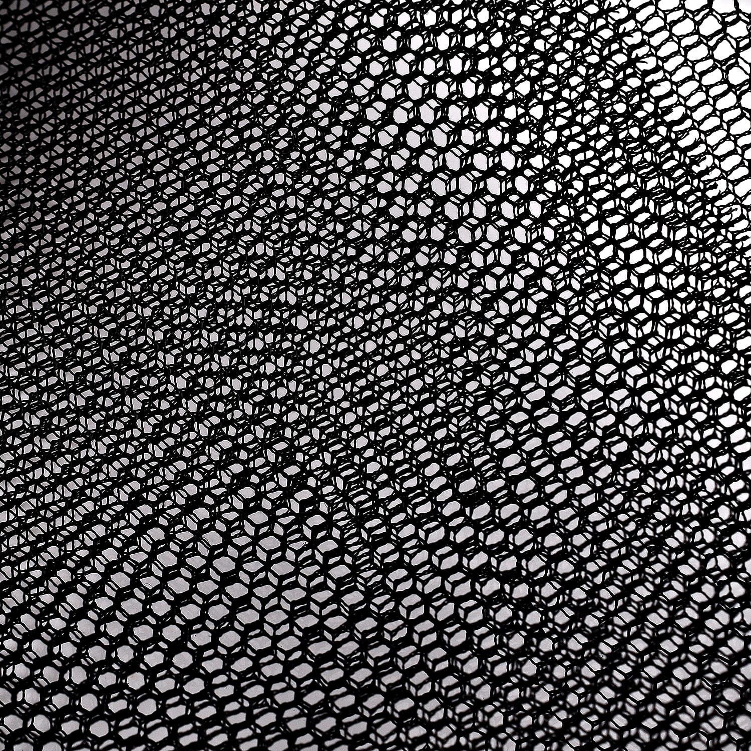 Pack of 4 - Net Mesh Screen for Protection from Mosquito (Size 150x130 cm) - Black