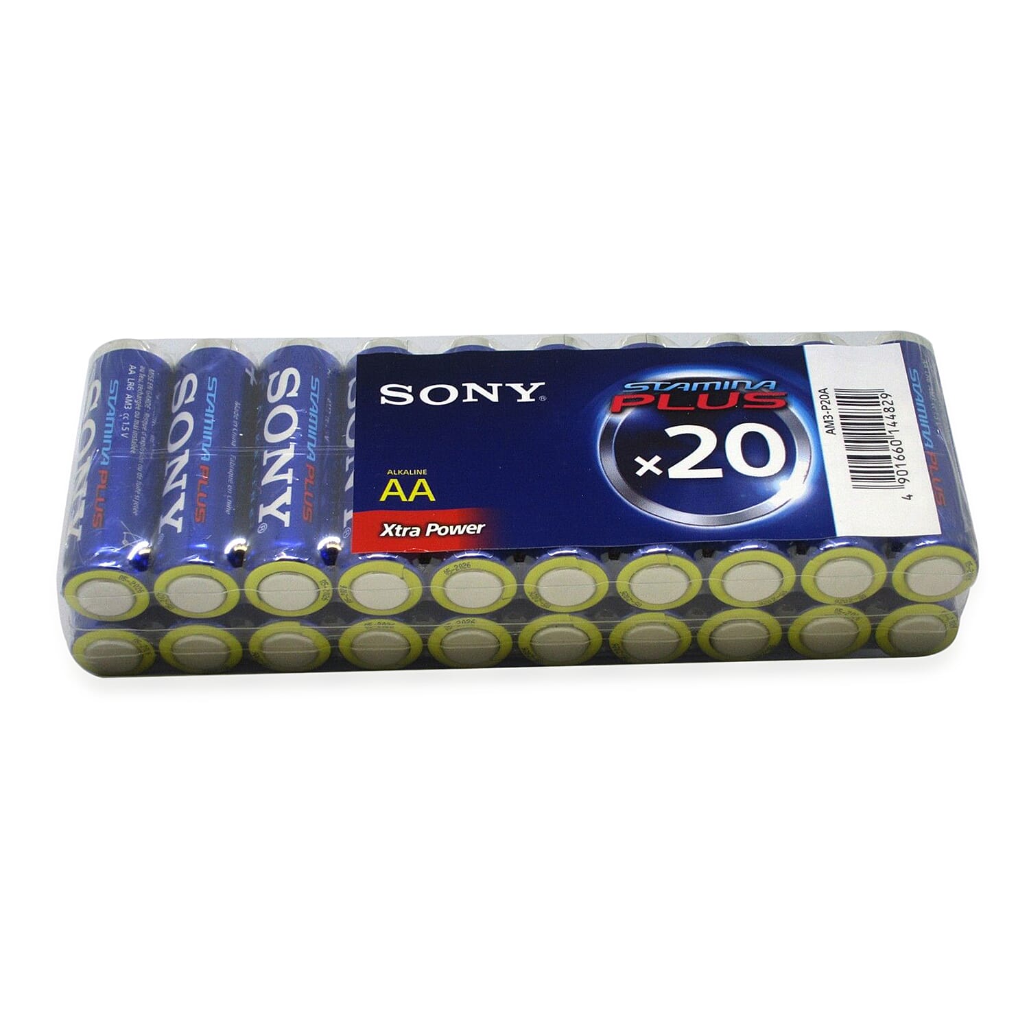 VALUE BUY - Set of 20 SONY AA Xtra Power Batteries (Use by Jan 2027)