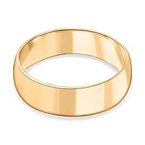 9K Yellow Gold Band Ring (6MM)