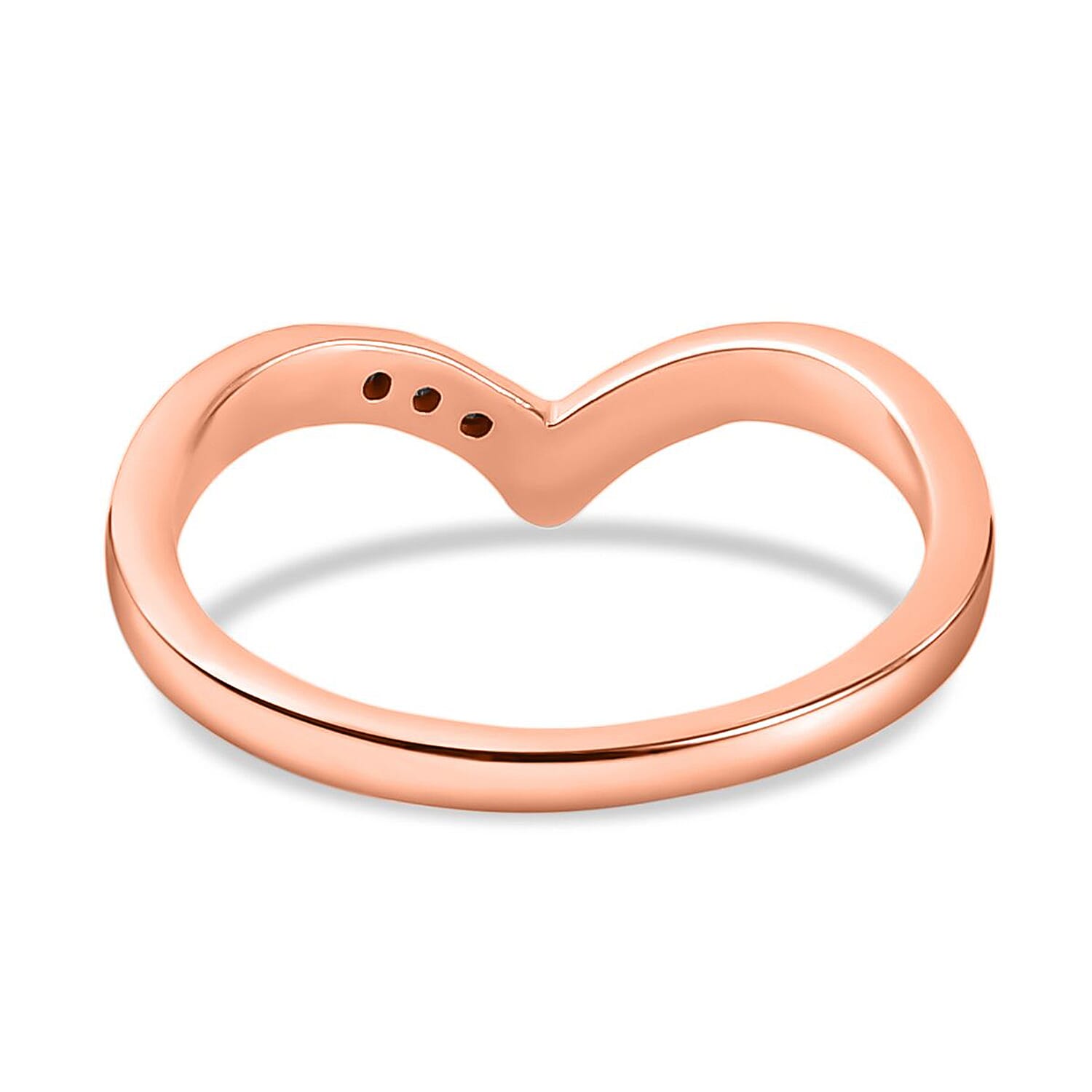 Diamond Wishbone Ring in Sterling Silver 0.051 Ct Diamond Wishbone Ring in Sterling Silver 0.051 Ct
