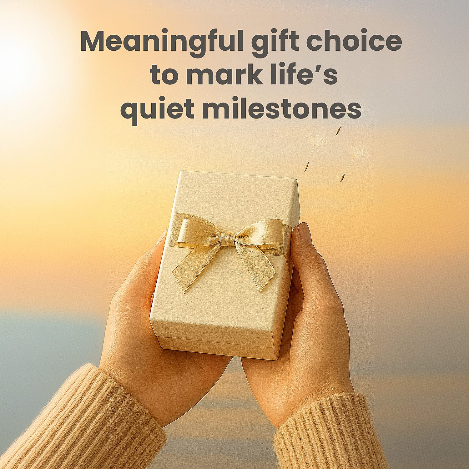 Diamond Wishbone Ring in Sterling Silver 0.051 Ct