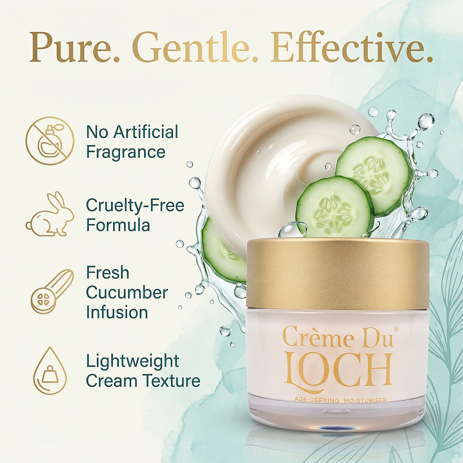 Creme Du Loch- Age Defying Daily Moisturiser - New - 50ml