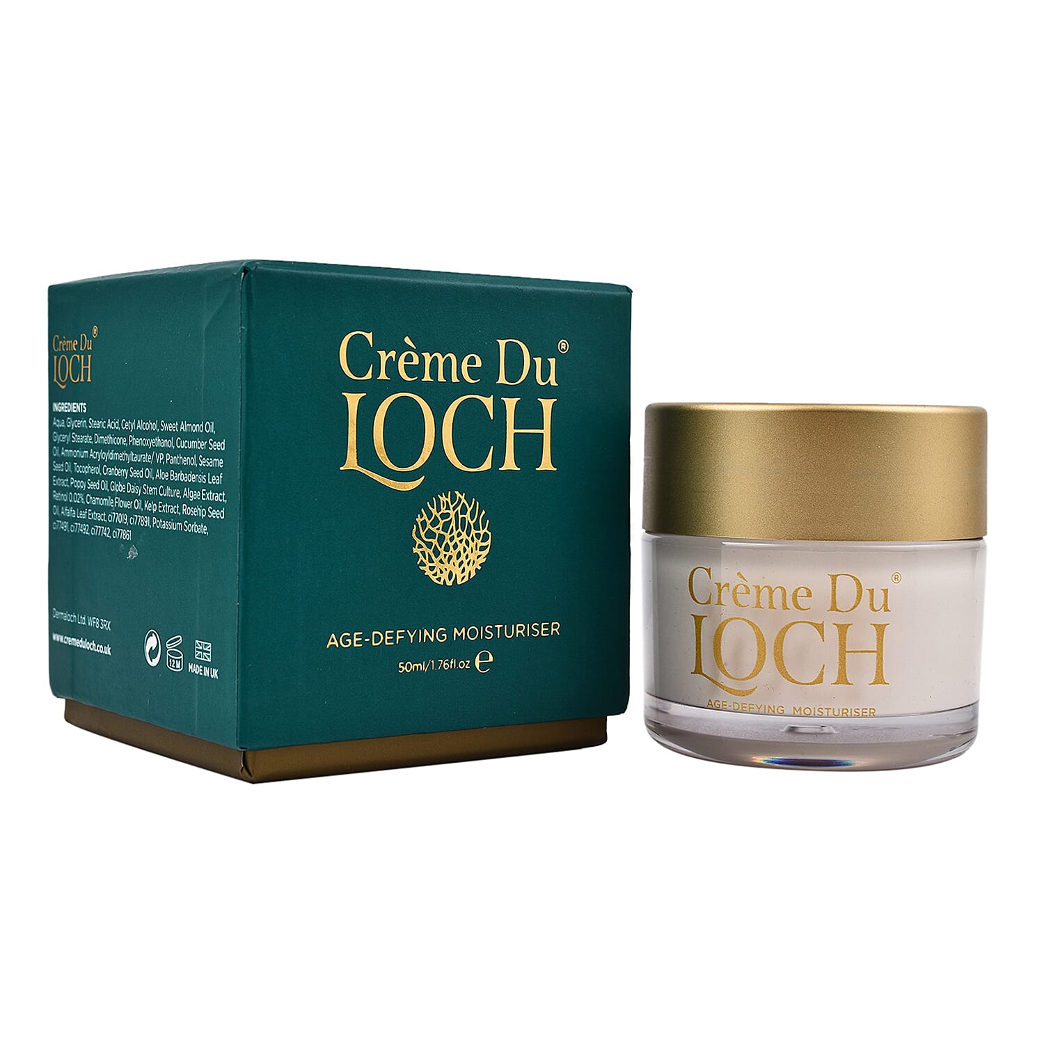Creme Du Loch- Age Defying Daily Moisturiser - New - 50ml