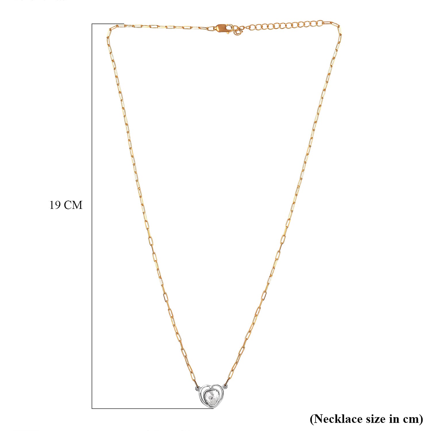 Artisan Crafted Polki Diamond Necklace (Size - 18 With 2 Inch Extender) in Gold And Platinum Overlay Sterling Silver 0.26 Ct.