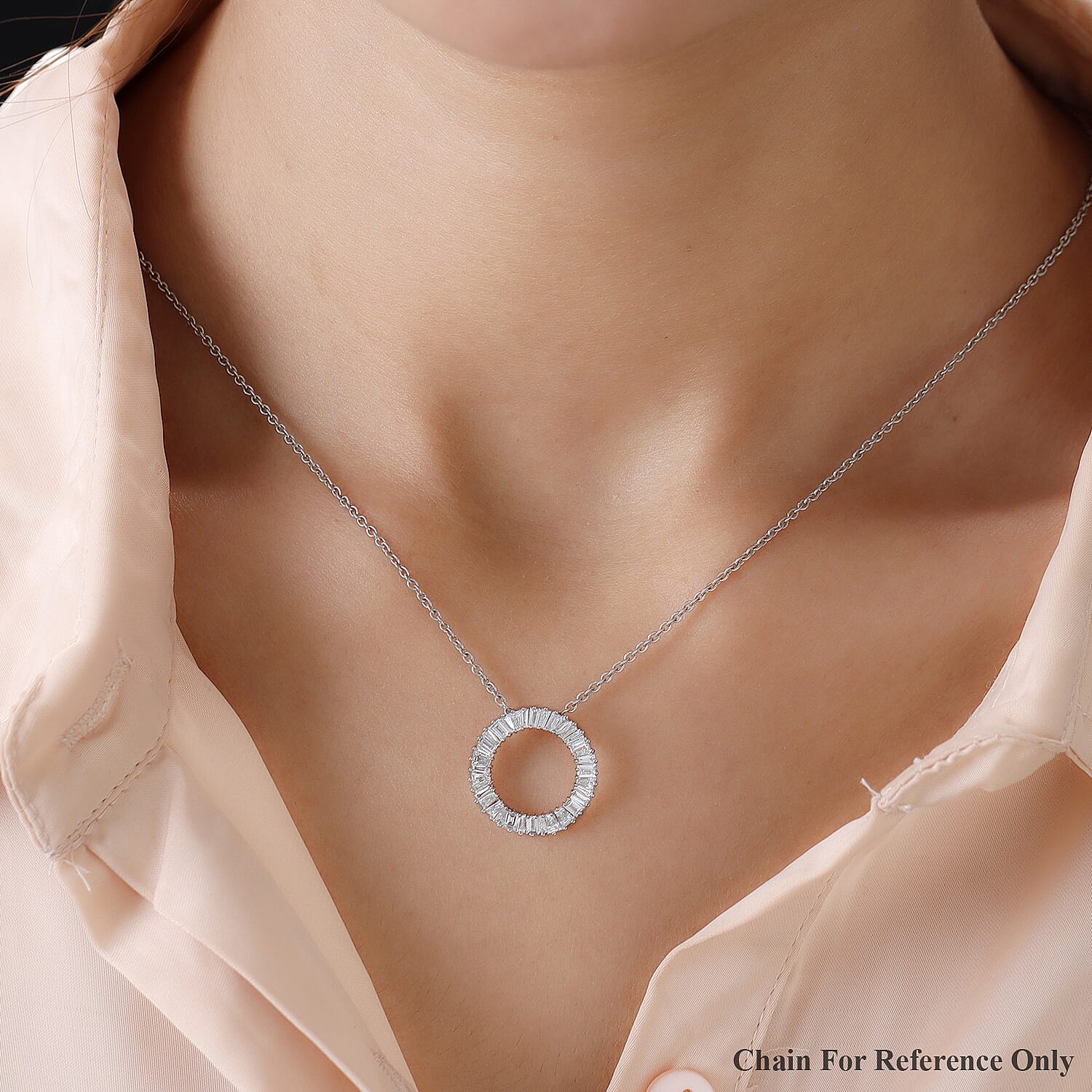 Biggest 5th Avenue Close Out- 950 Platinum IGI Certified Diamond (SI-G-H) Circle of Life Pendant 1.00 Ct.