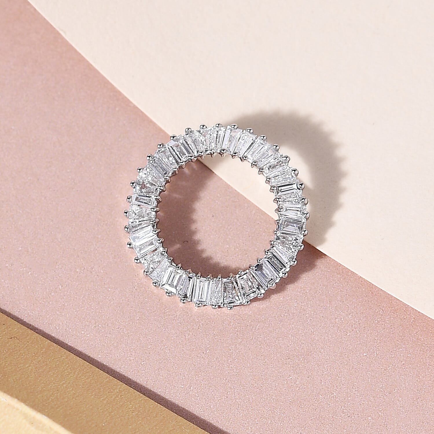 Biggest 5th Avenue Close Out- 950 Platinum IGI Certified Diamond (SI-G-H) Circle of Life Pendant 1.00 Ct.