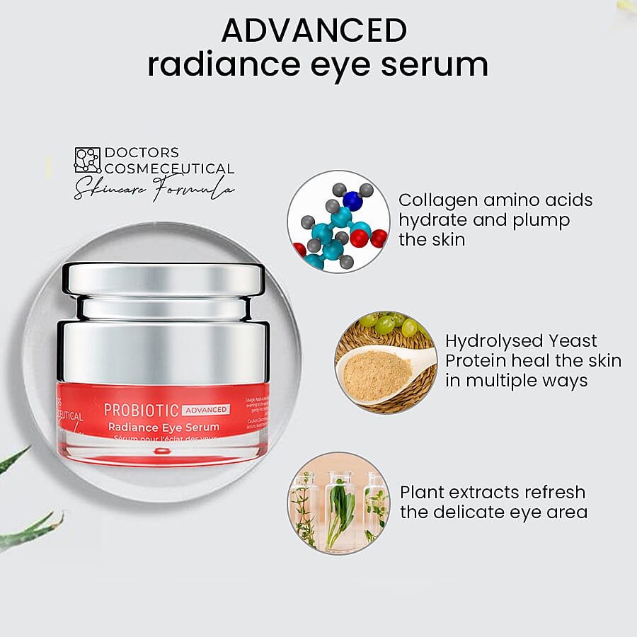 Doctors Formula - Probiotic ADVANCED Radiance - Radiance Eye Serum 15ml with 2% relipidium