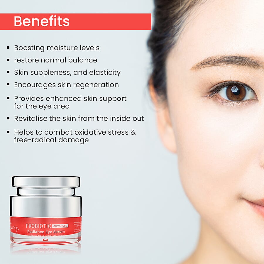 Doctors Formula - Probiotic ADVANCED Radiance - Radiance Eye Serum 15ml with 2% relipidium