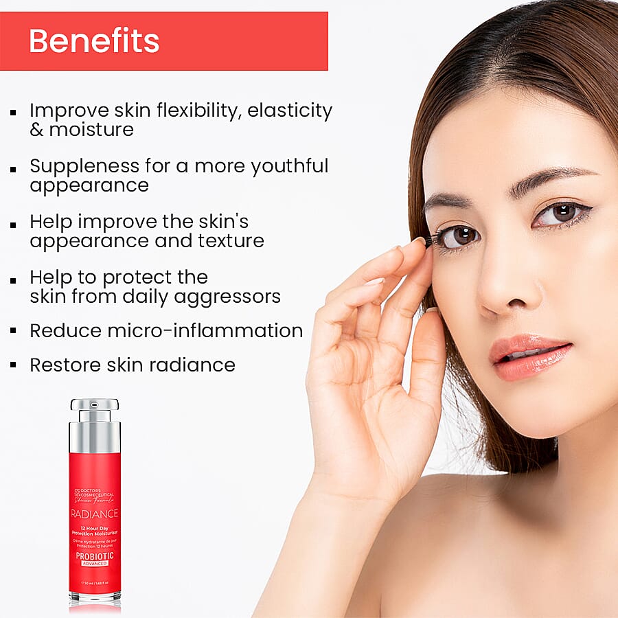 Doctors Formula- Probiotics Advanced Radiance - 12 Hour Day Protection Moisturiser - 50ml