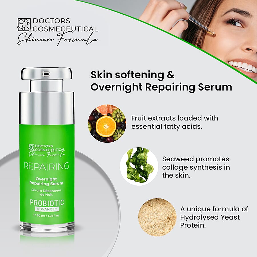 Doctors Formula- Probiotics ADVANCED Repairing - Overnight Repairing Serum - 30ml