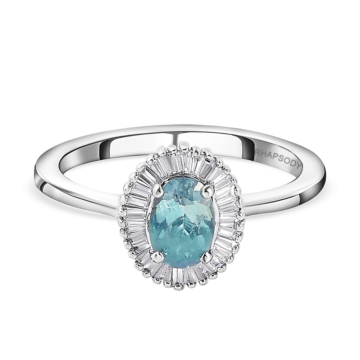 RHAPSODY 950 Platinum AAAA Alexandrite and Diamond (VS-E-F) Ring 1.00 Ct.